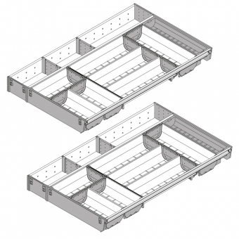 ORGA-LINE Besteckeinsatz, KB 1000 mm - L 624 mm Orga Set Besteck 2 x B 377 / L 624 mm