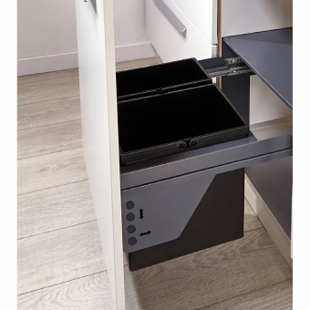 Pullboy Soft Comfort für KB 500 mm - 17+11 L Wesco PB Soft Comf. mit Einzug + Dämpf. 50er, 28 L