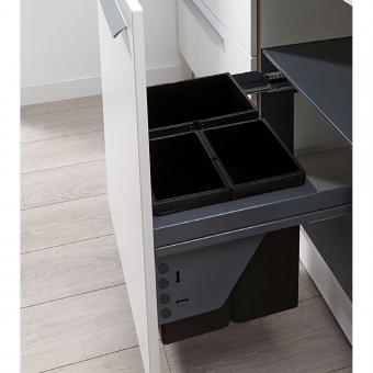 Wesco Pullboy Soft Comfort für KB 600 mm - 2x17 L Wesco PB Soft Comf. mit Einzug + Dämpf. 60er, 34 L