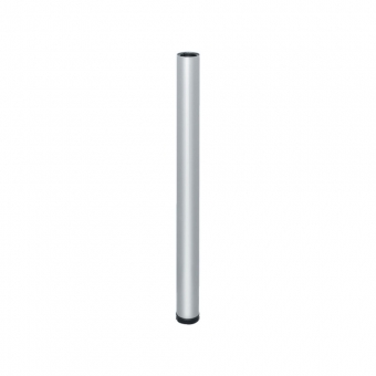 Tischfuß Rondella, Stahl - zylindrisch - edelstahlfarben - ø 60 mm - H 900 mm edelstahlfarben klar lackiert - 900 mm - ø 60 mm