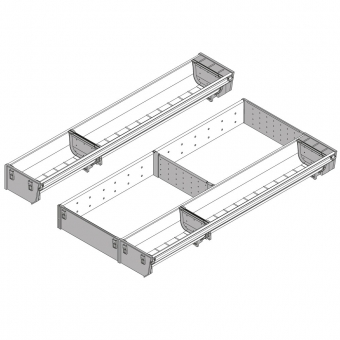 Universal Set, KB 600 mm - L 574 mm Orga Set Fach 1 x B 103 / L 574 + 1 x B 289 / L 574 mm