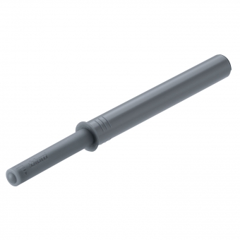 956A1006 TIP-ON für Türen, lang grau f. Scharniere mit Feder Tip On Tür 10x76 mm + Puffer, R736