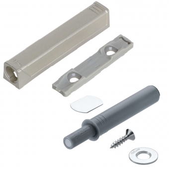 TIP ON für Türen mit Adapterplatte Nickel, kurz 
