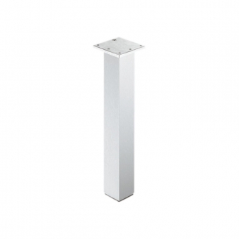 Tischfuß, Alu - quadratisch - H 720 mm 720 mm | edelstahlfarben lackiert