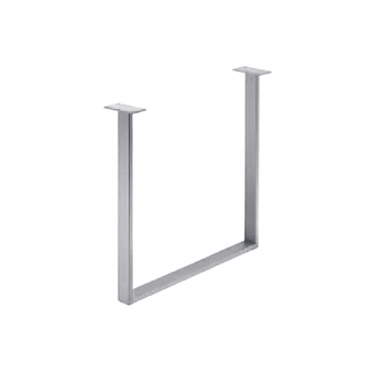 Tischgestell 800/725 mm, Edelstahl gebürstet Tischgestell 800/725 mm, Edelstahl gebürstet