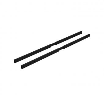 Traverse teleskopierbar, L 1125-1740 mm Traverse schwarz / 1125-1740