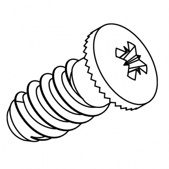 Euro-Zylinderschraube Ø 6,3 x L 10,5 mm 