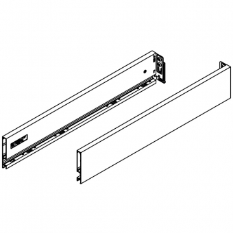 Vionaro Zargen H89 mm, NL 270-650 mm snow white 