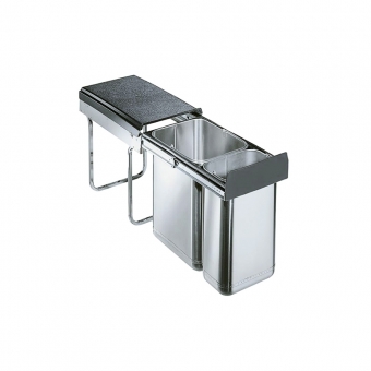 Edelstahl-Duo, Inhalt 30 L - KB 300 mm 