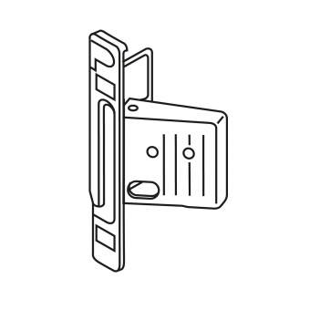 METABOX ZSF.1200 CLIP-Frontbefestigung, rechts