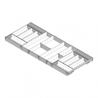 ZSI.12VEI4 Besteckeinsatz, KB 1200 mm - L 424 mm Orga Set Besteck B 1115-1124 / L 424 mm