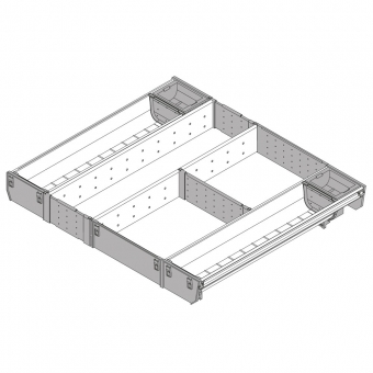 ZSI.60VUI4 Universal Set, KB 600 mm - L 424 mm Orga Set Fach B 515-524 / L 424 mm