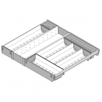 ZSI.60VEI4 Besteckeinsatz, KB 600 mm - L 424 mm Orga Set Besteck B 515-524 / L 424 mm
