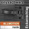 CLIP top BLUMOTION 110° Eckanschlag, onyxschwarz