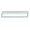 Möbelgriff, Stahl - vechromt matt - B 200 x H 39 mm Möbelgriff, Stahl - vechromt matt - B 200 x H 39 mm