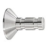 Edelstahl-Haken - L 57 mm - ø 20 mm - inkl. Befestigung Edelstahl-Haken - L 57 mm - ø 20 mm - inkl. Befestigung