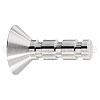 Edelstahl-Haken - L 78 mm - ø 20 mm - inkl. Befestigung Edelstahl-Haken - L 78 mm - ø 20 mm - inkl. Befestigung