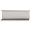 Aluminium-Griffmulde II edelstahlfarben L 2500 mm Alu-Griffmulde edelst. U-Profil 2500 mm