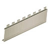 cuisio-Abschlusswand, 473 mm - in 3 Farben Abschlusswand in graphit-transluzent, T 473 mm