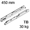 578.4501M Tandembox Korpusschiene für Tip-On Blumotion TBX Schienen TipOn Blum., 30 kg / NL 450 mm