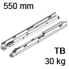 578.5501M Tandembox Korpusschiene für Tip-On Blumotion TBX Schienen TipOn Blum., 30 kg / NL 550 mm