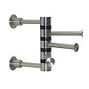 VA-Wandgarderobe mit 3 schwenkbaren Haken - H 145 mm - T 210 mm