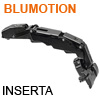 CLIP top Blumotion 155° Scharnier Eckanschlag, onyxschwarz 71B7590 gerade, Inserta / Feder - ONS