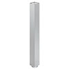 Tischbein, Alu - verdeckte Befestigung - silberfarben - 100x100 - H 695 mm Tischbein, Alu silberfarben 100x100 - H 695