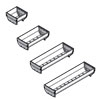 ORGA-LINE Edelstahlschalen, 88 x 88-352 mm