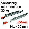 400 mm Blum Tandem Vollauszug 30 kg + Dämpfung 560H4000B - 30 KG Vollauszug mit Dämpfung NL 400