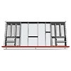 ORGA-LINE Besteckeinsatz, KB 1200 mm - NL 450-650 mm