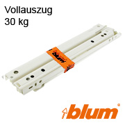Vollauszug Rollschubführung von 250 mm - 800 mm 30 kg Tragkraft