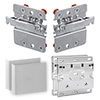 Schrankaufhänger CAMAR 807 RV für Schubladenunterschränke + Trägerpl. u. Abdeckk. Set.Aufhänger 807 RV