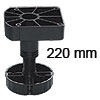 Sockelfußsystem SFS 200 220 mm zweiteiliges Set SFS 200 Set 220 mm