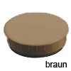 Abdeckkappe Kunststoff braun für Bohrung Ø 35 mm Abdeckkappe KS braun 35 x 10 mm