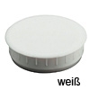 Abdeckkappe Kunststoff weiß für Bohrung Ø 35 mm Abdeckkappe KS weiß 35 x 10 mm