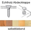 Abdeckkappe aus Echtholz, selbstklebend