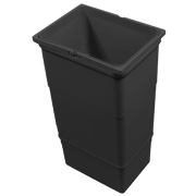 Abfallbehälter 32 Liter, H 560 mm dunkelgrau