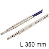 Schubladenauszug Accuride 3832EC mit Selbsteinzug und Dämpfung, 350 mm 36 kg Führung für Einbaulänge 350 mm