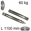 Schwerlastauszug Accuride 5321, 1100 mm 60 kg Kugelauszugführung für Einbaulänge 1100 mm - 60 kg