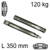Schwerlastauszug Accuride 5321, 350 mm 120 kg Teleskopschiene  für Einbaulänge 350 mm - 120 kg