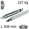 Kugelvollauszug Accuride 9301, bis 227 kg Schwerlastschienen für Einbaulänge 508 mm, Tragkraft 227 kg