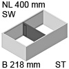 ZC7F400RSP AMBIA-LINE Rahmen Stahldesign seidenweiß Ambia Stahlrahmen SW, B 218 x H 111 mm