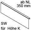 ZC7A0U0K AMBIA-LINE Adapterprofil, seidenweiß Ambia RW-Adapter B 242 x H 128,5 mm, SW