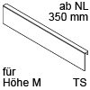 ZC7A0U0M AMBIA-LINE Adapterprofil, terraschwarz Ambia RW-Adapter B 242 x H 90,5 mm, TS