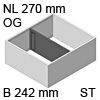 ZC7F300RSU AMBIA-LINE Rahmen Stahldesign oriongrau Ambia Stahlrahmen OG, B 242 x H 111 mm