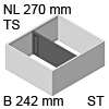 ZC7F300RSU AMBIA-LINE Rahmen Stahldesign terraschwarz Ambia Stahlrahmen TS, B 242 x H 111 mm