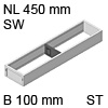 ZC7S450RS1 AMBIA-LINE Rahmen Stahldesign seidenweiß Ambia Stahlrahmen SW, B 100 x H 51 mm