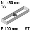 ZC7S450RS1 AMBIA-LINE Rahmen Stahldesign terraschwarz Ambia Stahlrahmen TS, B 100 x H 51 mm