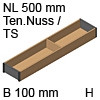 ZC7S500RH1 AMBIA-LINE Rahmen Holzdesign Tennessee Ambia Rahmen Ten.Nuss/TS - B 100 x H 50 mm